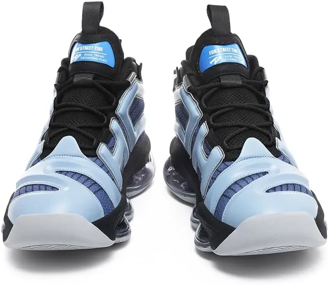 Men's Bubble Drip Mesh Leather  Sneakers