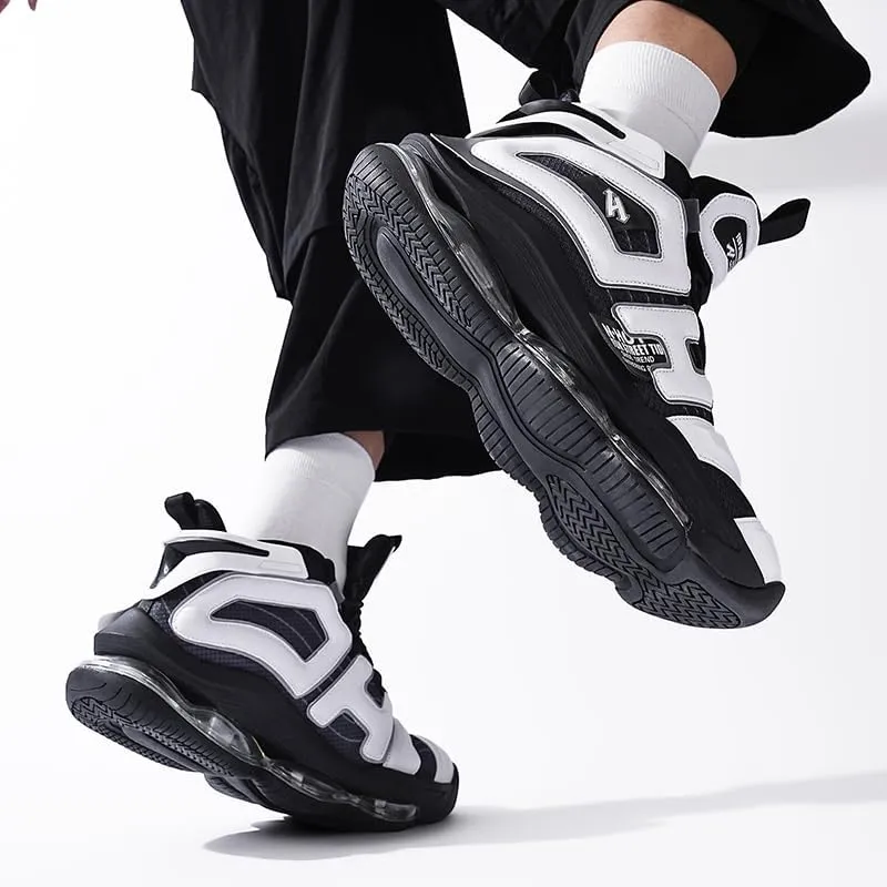 Men's Bubble Drip Mesh Leather  Sneakers