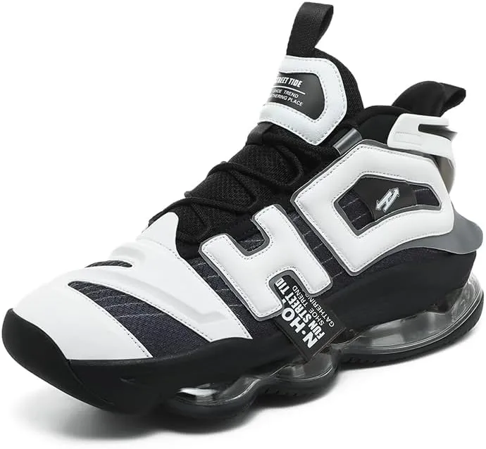 Men's Bubble Drip Mesh Leather  Sneakers