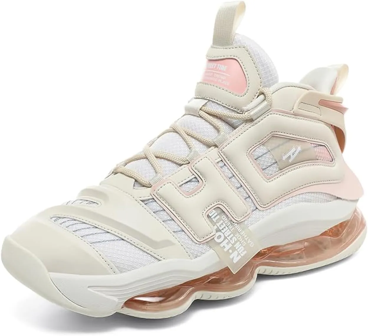 Men's Bubble Drip Mesh Leather  Sneakers