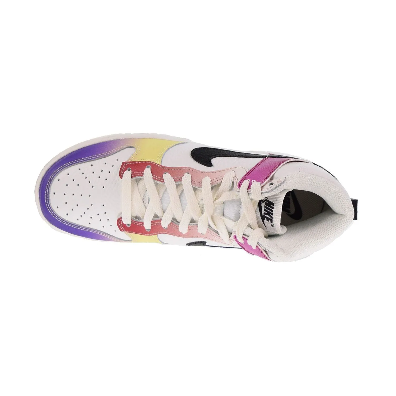 Nike Dunk High Women's Shoes Summit White-Team Red