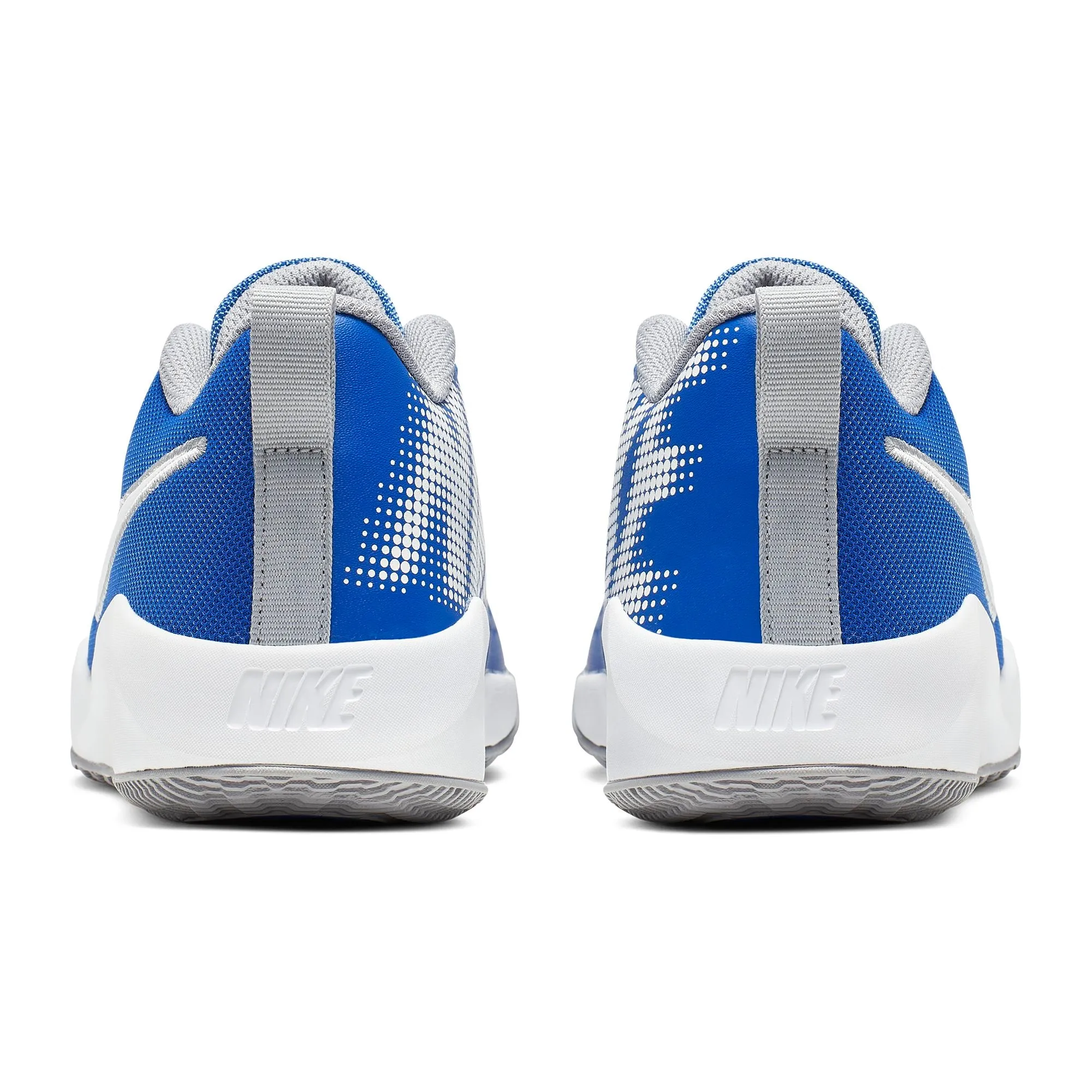 Nike Kids Team Hustle Quick 2 Basketball Shoe - Game Royal/White/Wolf Grey