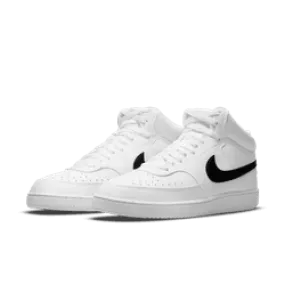 Nike mens court vision mid dn3577-101 white & black