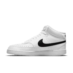 Nike mens court vision mid dn3577-101 white & black