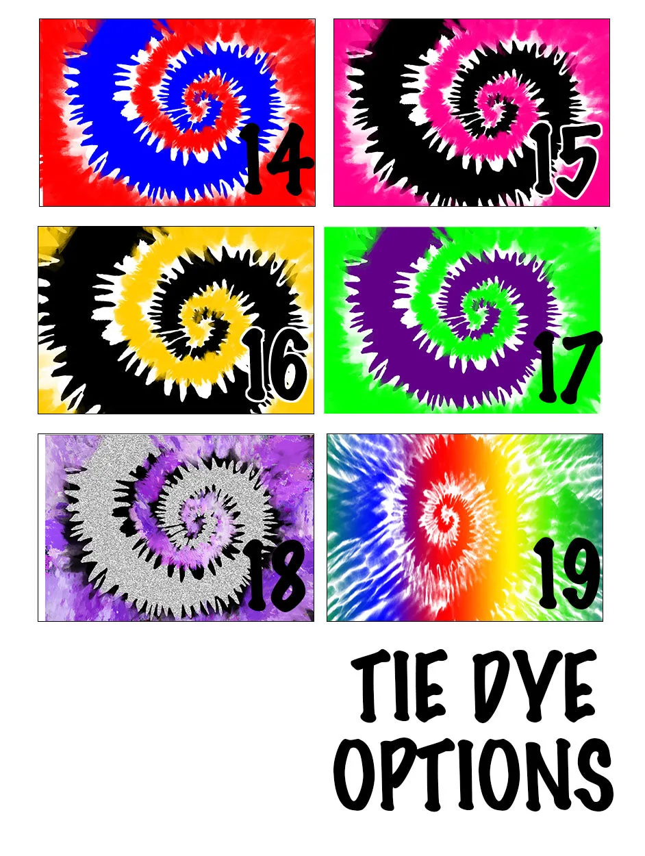 Personalized Tie Dye Basketball Knee High Socks