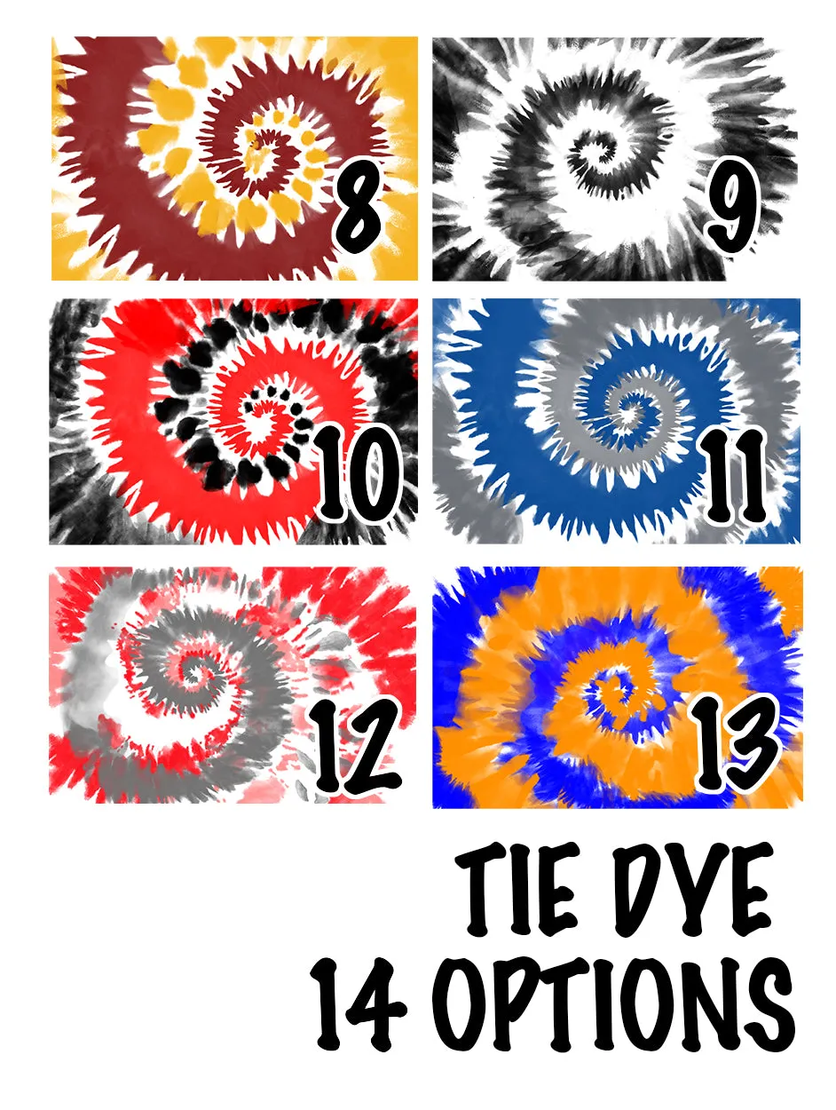 Personalized Tie Dye Basketball Knee High Socks