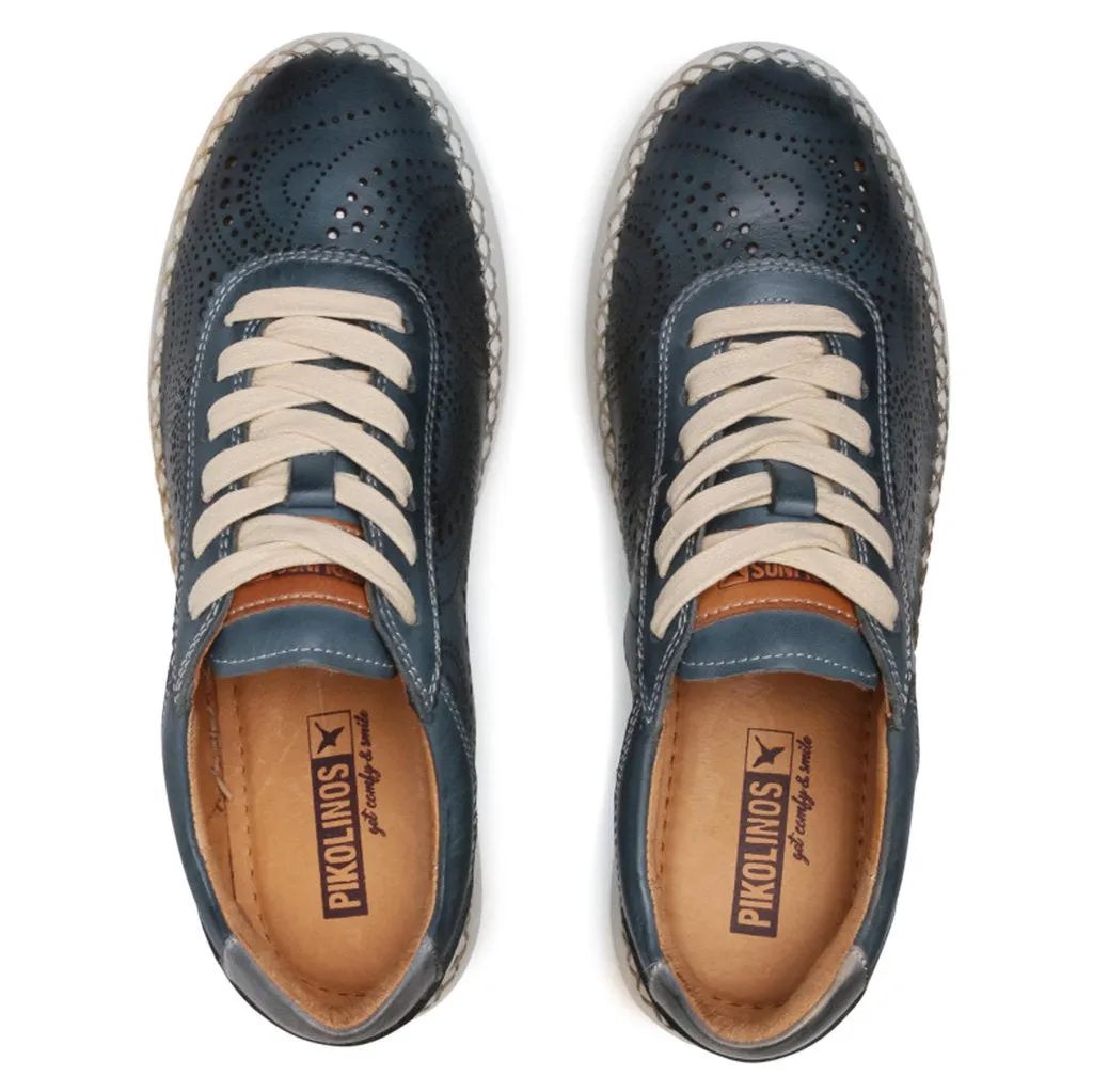 Pikolinos Mesina Punched Calfskin Leather Women's Casual Shoes