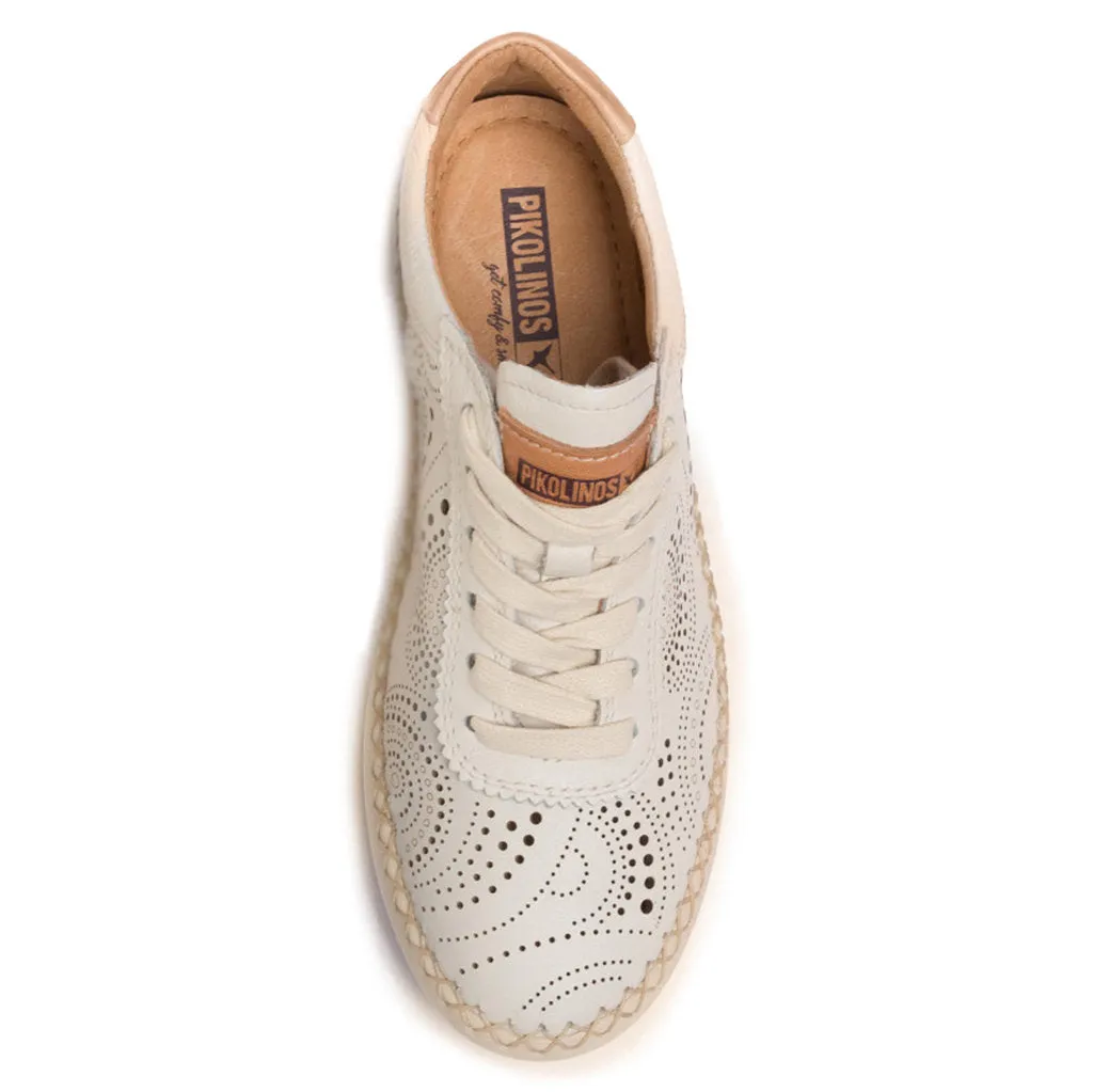 Pikolinos Mesina Punched Calfskin Leather Women's Casual Shoes