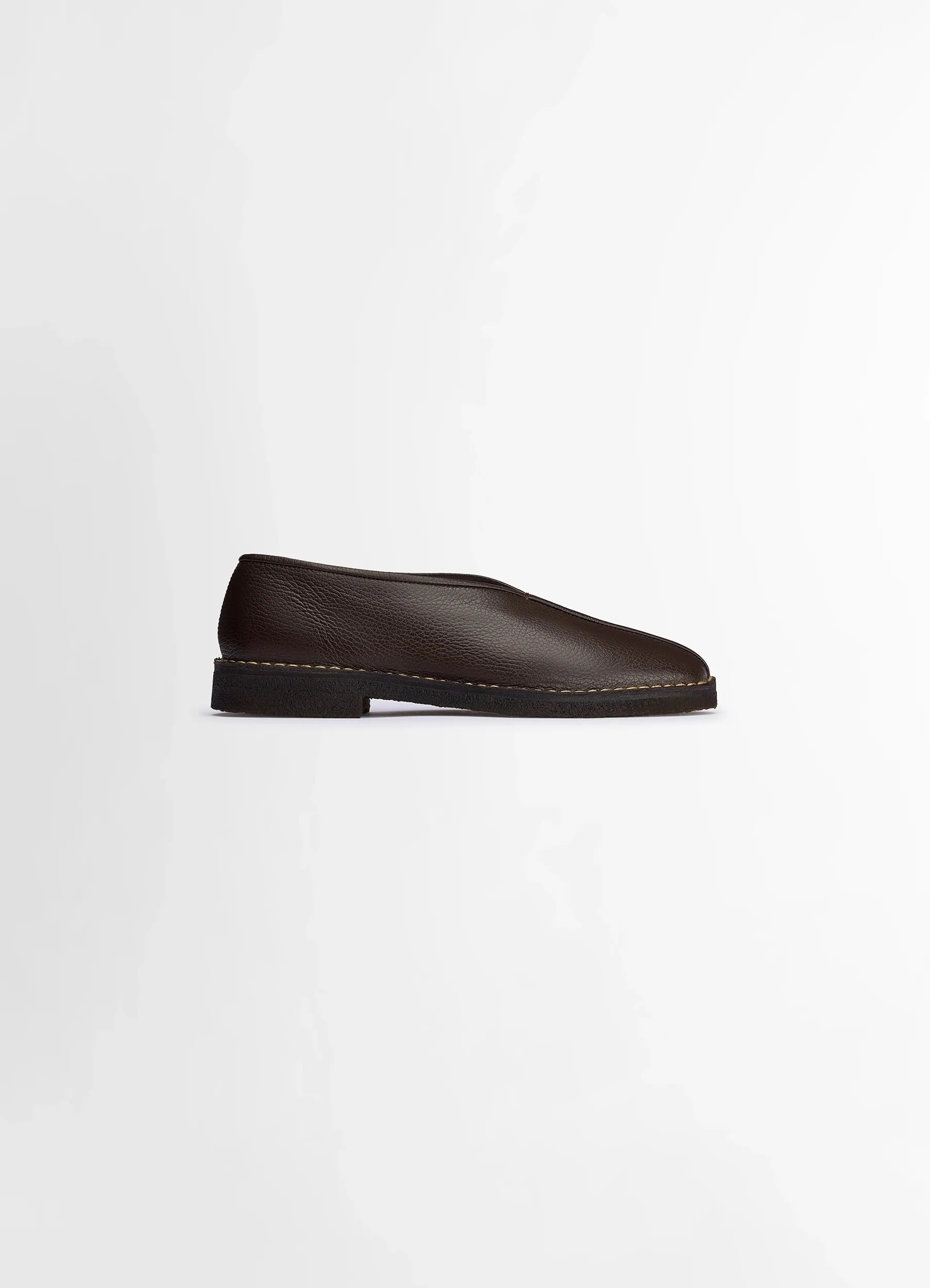 PIPED CREPE SLIPPERS