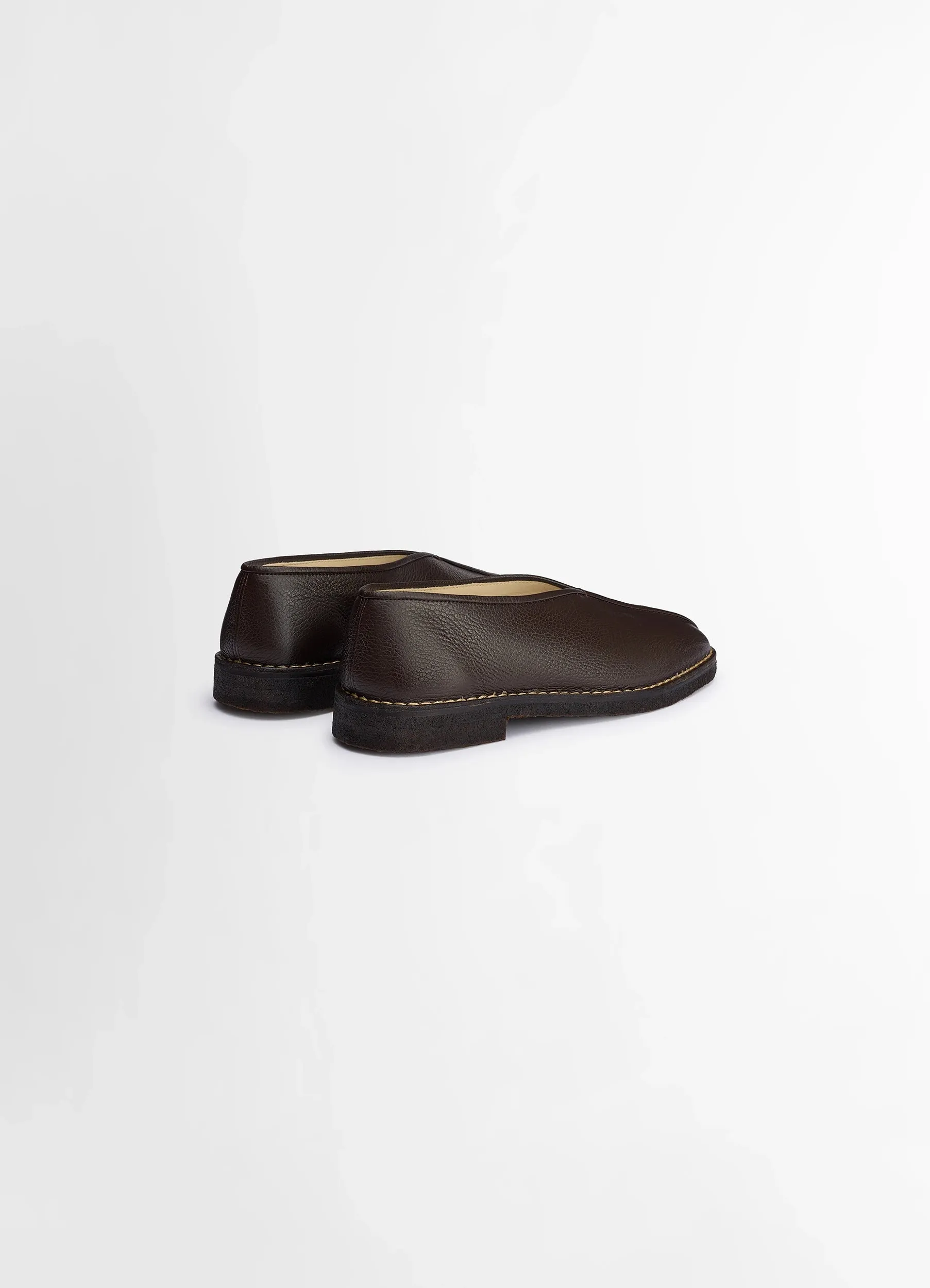 PIPED CREPE SLIPPERS