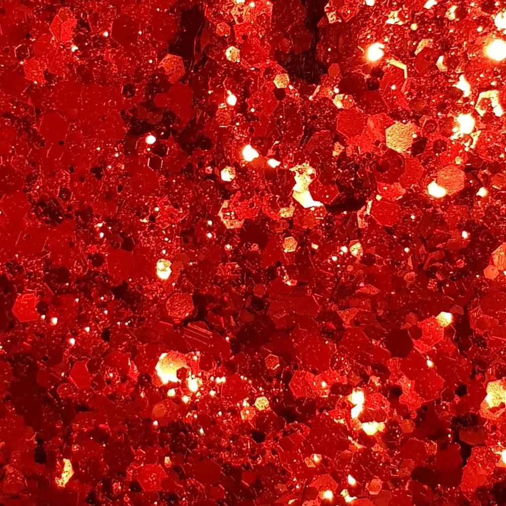 Red Festival Glitter (Metallic Chunky Glitter Mix) - Halloween Blood Bath