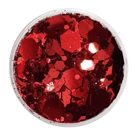Red Festival Glitter (Metallic Chunky Glitter Mix) - Halloween Blood Bath