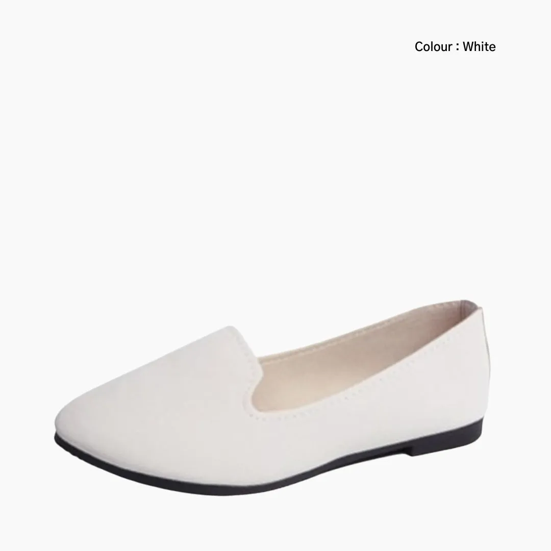 Round-Toe, Slip-On : Ballet Flats