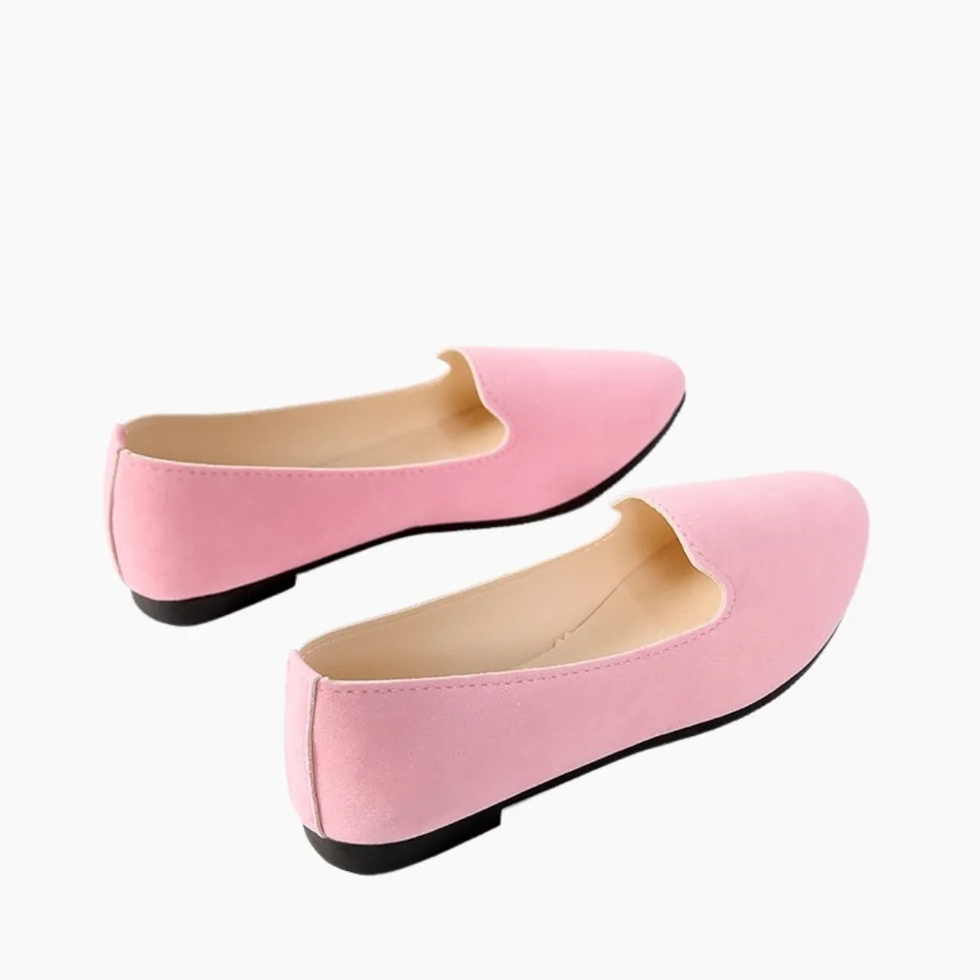 Round-Toe, Slip-On : Ballet Flats