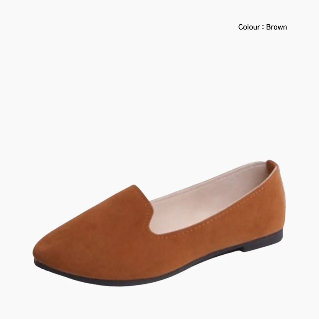 Round-Toe, Slip-On : Ballet Flats