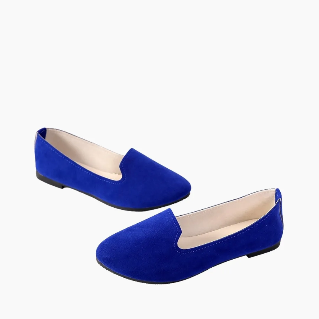 Round-Toe, Slip-On : Ballet Flats