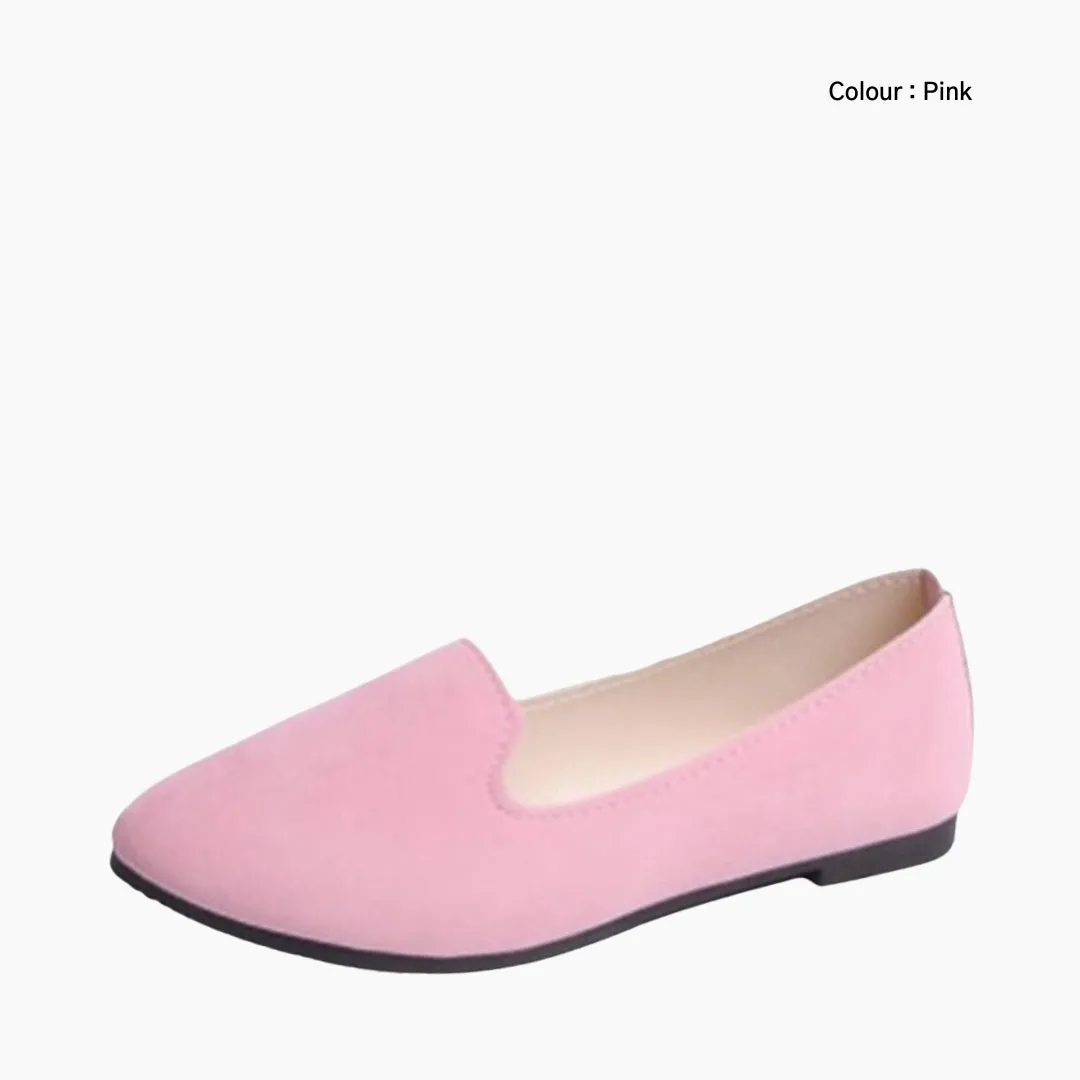 Round-Toe, Slip-On : Ballet Flats