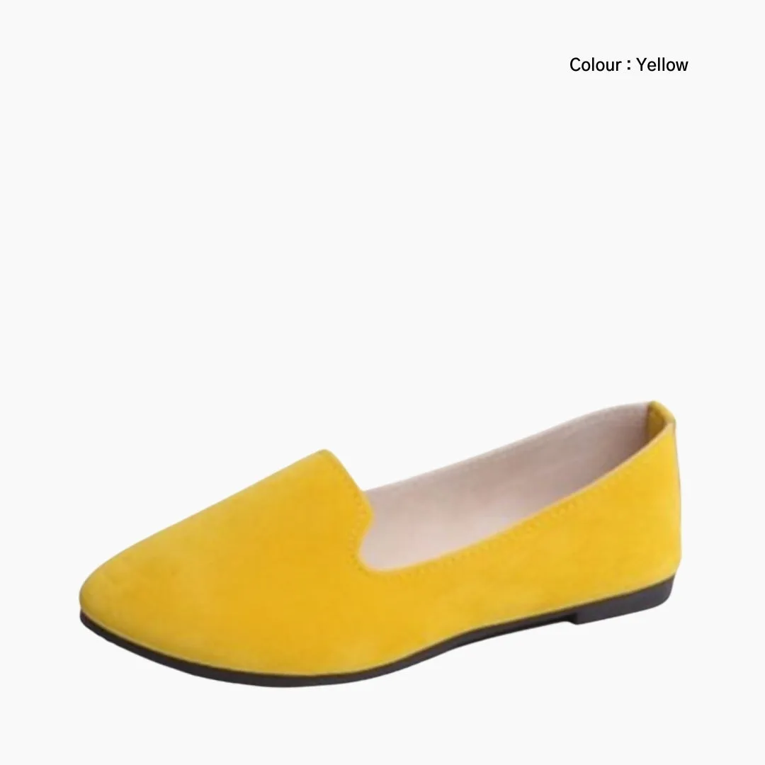 Round-Toe, Slip-On : Ballet Flats