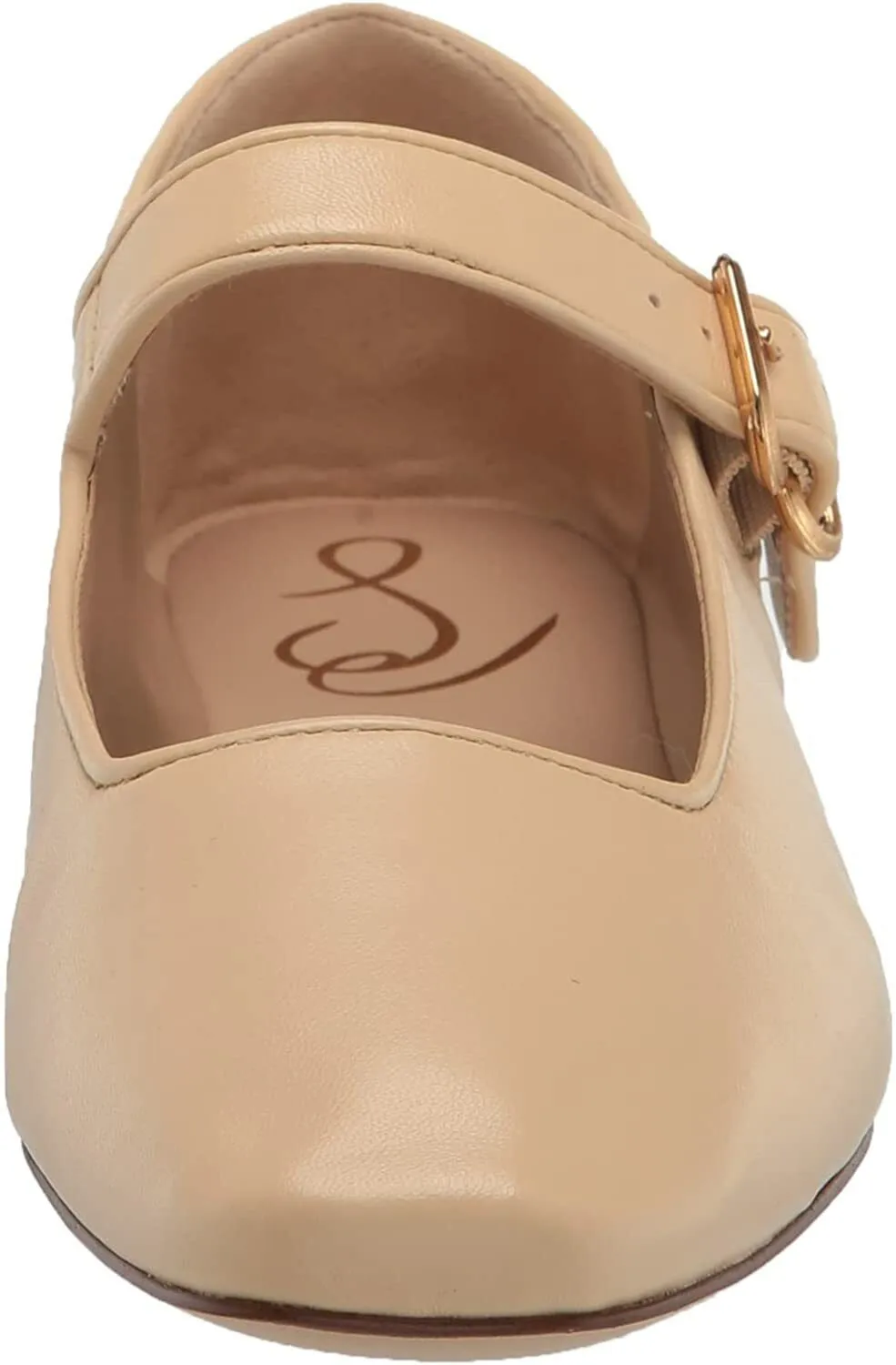 Sam Edelman Michaela Pistachio Mary Jane Buckled Ankle Strap Square Toe Flats