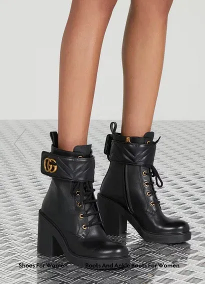 SE1097 GG Women's Ankle Boot with Double G /  Size5-11