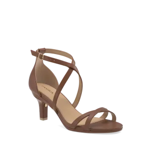 The Sandy - Walnut Leather 3 Stiletto