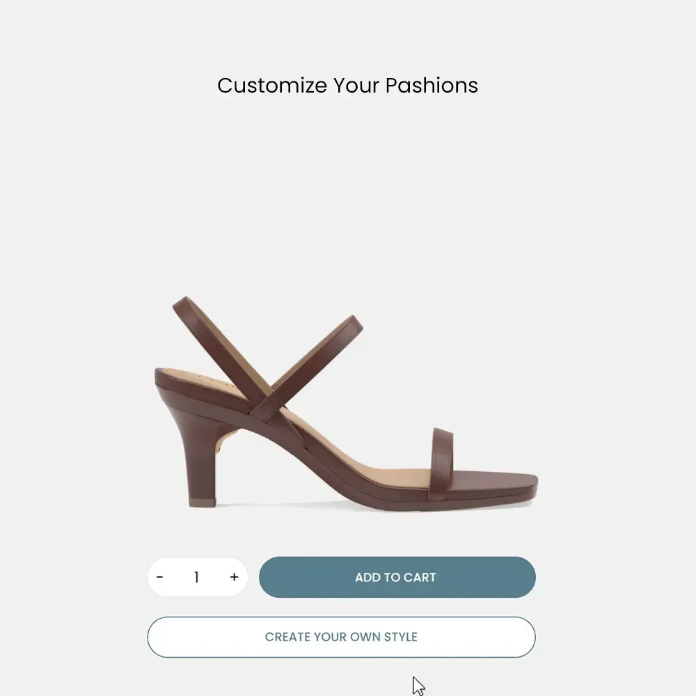 The Slingback Miranda - Walnut   Stiletto Heel Kit 3 Walnut-FINAL SALE