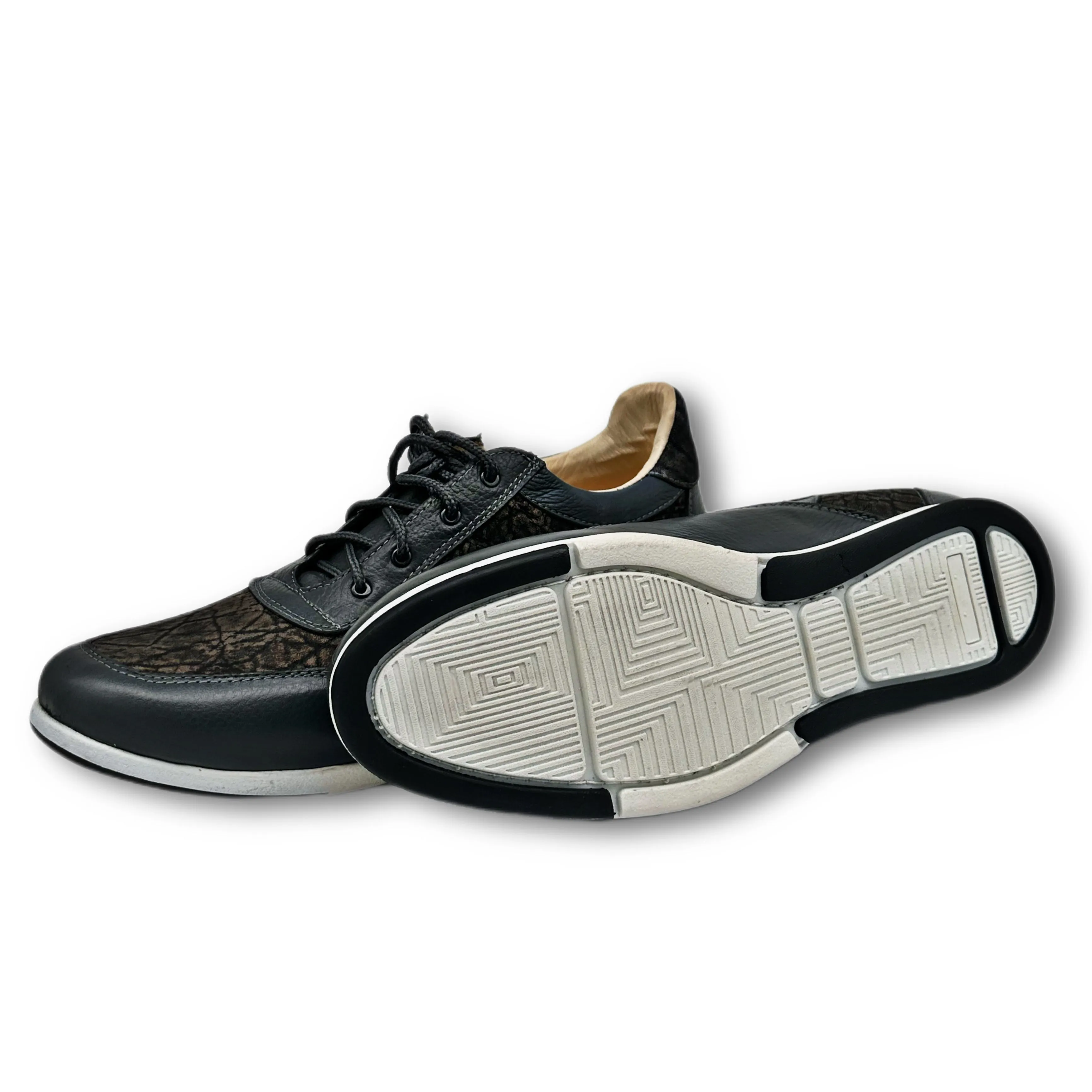 TuskerTread Elephant Leather Sneakers